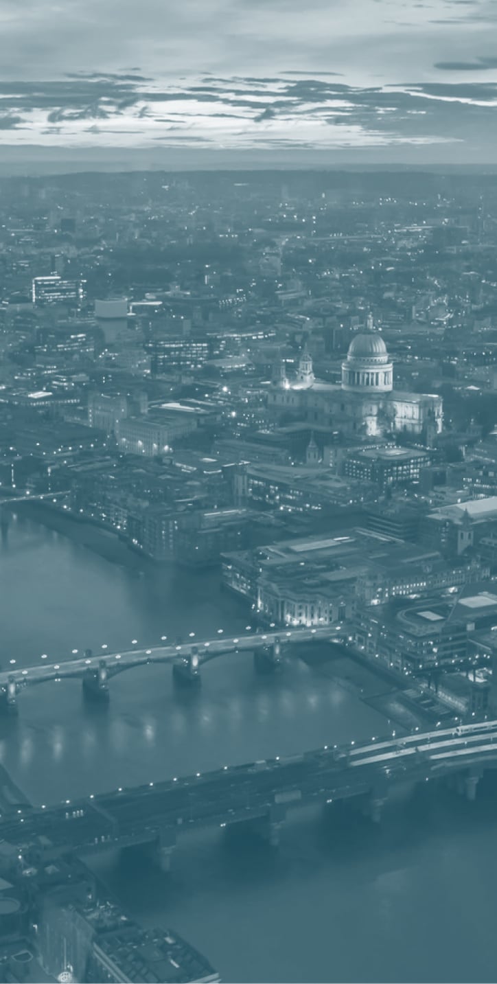 View of Edinburgh from a cliff